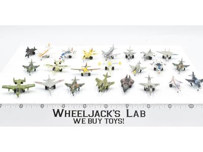 Assorted Aircraft Lot of 23 1989 Micro Machines Lewis Galoob Vintage