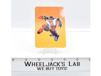 Red Alert Card 13 Variant Color Transformers Action Trading Cards 1985 G1