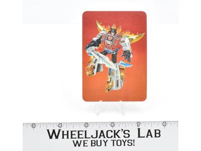 Snarl Card 36 Variant Color Transformers Action Trading Cards 1985 G1