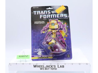Cindersaur 100% Complete W/CARDBACK & BUBBLE 1988 G1 Transformers Figure