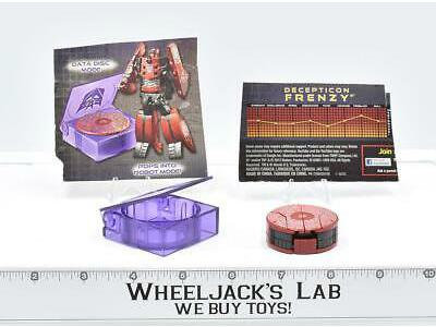 Frenzy 100% Complete Data Disc Generations FOC Transformers Action Figure