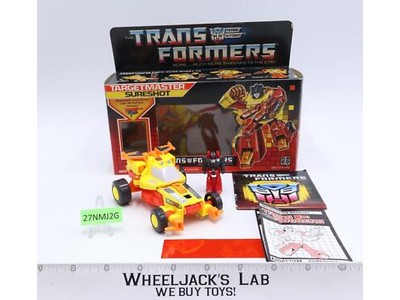 Sureshot Targetmaster 100% Complete W/BOX G1 Transformers 1987 Vintage MIB