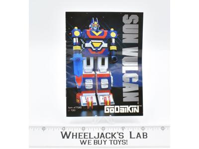 Sun Vulcan MINTY FIGURES W NICE Box Complete Godaikin 1984 Bandai Popy Chogokin