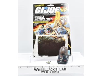 Mountain Climber W/Cardback Motorized Action Pack 1987 Vintage GI Joe Cobra ARAH