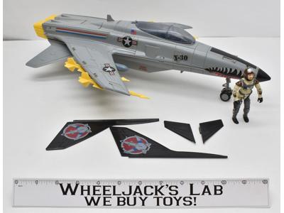 Conquest X-30 Jet With Pilot C 1986 Gi Joe Vintage Vehicle Hasbro