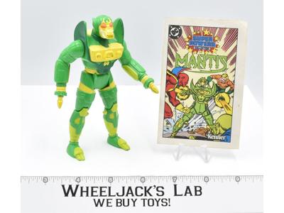 Mantis W/ Comic DC Super Powers 1985 Kenner  Action Figure No Repro