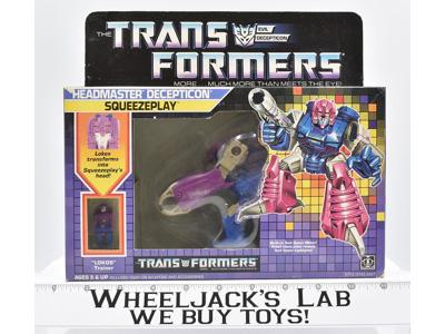 Squeezeplay NEW MISB 1988 Hasbro Vintage G1 Transformers Action Figure