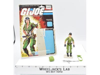 Lady Jaye 100% Complete W/CARDBACK GI Joe 1985 Hasbro Action Figure Vintage