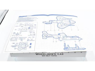Vindicator Original Blueprints Instructions 1987 ARAH GI Joe Cobra