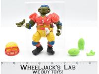 TD Tossin' Leo 100% Complete 1991 TMNT Teenage Mutant Ninja Turtle Playmates
