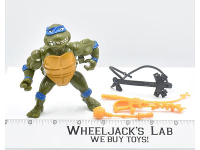 Leonardo Sword Slicin' Leo 100% Complete 1990 TMNT Teenage Mutant Ninja Turtle