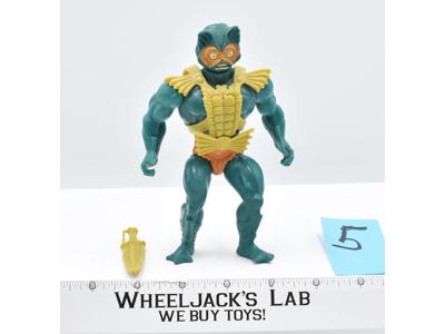Mer-Man Soft Head #5 Complete 1981 He-Man MOTU Mattel Masters of the Universe