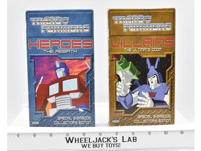 Heroes Rebirth Villains The Ultimate Doom VHS G1 Transformers Rhino Sunbow 2001
