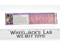 Kickback Action Figure Tech Spec 1985 Vintage Hasbro G1 Transformers