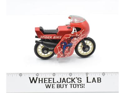 Spiderman Spider Bike Marvel Super Heroes 1980 Buddy L Action figure Vehicle