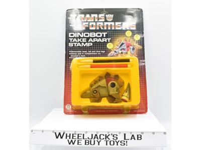 Dinobot Take Apart Stamp NEW G1 Transformers Hasbro Bradley 1985 Vintage