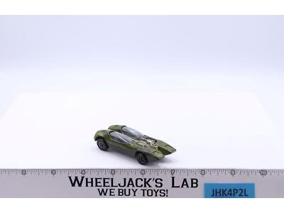 Splittin Image Olive Green Redline Hot Wheels 1968 Mattel Vintage Redline RL USA