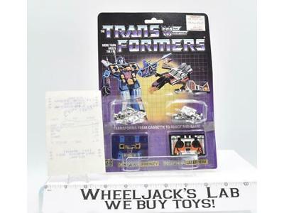 Frenzy &amp; Laserbeak W/ BUBBLE NR MINT FIGURE Vintage Hasbro 1985 G1 Transformers