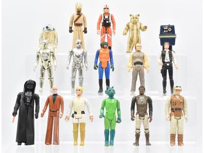 Lot of 16 Figures Kenner Star Wars Vintage Action Figures