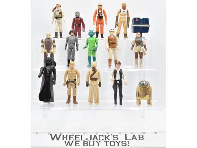 Lot of 15 Figures Kenner Star Wars Vintage Action Figures