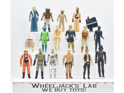 Lot of 17 Figures #1 Kenner Star Wars Vintage Action Figures