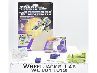 Bonecrusher Constructicon CARDBACK W/ BUBBLE COMPLETE 1985 G1 Transformers