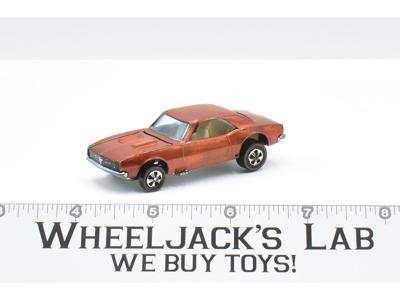 Custom Camaro Orange 1968 Redline Hot Wheels Mattel Vintage Redline RL