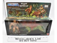 He-Man &amp; Battle Cat New SEALED 1981 He-Man MOTU Masters of the Universe Mattel