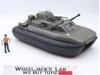Hovercraft Killer W.H.A.L.E. Complete W/Box + UNUSED STICKERS GI Joe 1984 Hasbro