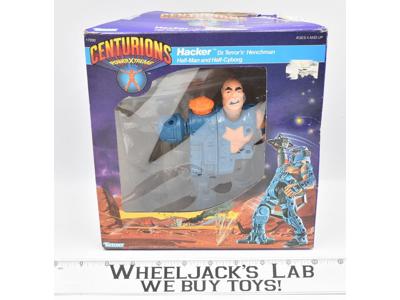 Hacker W/Box NR MINT 100% Complete Centurions 1986 Kenner Action Figure