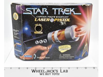 Star Trek Captain Pike's Starfleet Laser Pistol NEW 1997 Playmates