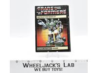 Hound Action Figure Vintage Instruction Manual 1985 Hasbro G1 Transformers