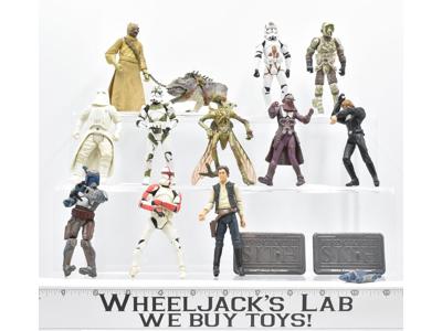 Lot of 11 Comtemporary Figures &amp; Accessories Kenner Star Wars Action Figures