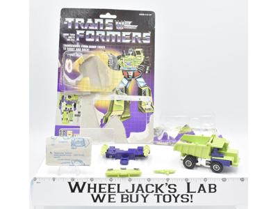 Long Haul Constructicon CARDBACK W/ BUBBLE 1984 G1 Transformers Figure Vintage