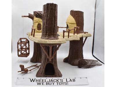Endor Ewok Village Action Playset ROTJ Star Wars Vintage Kenner 1983 No Repro