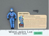Cobra Commander V1.5 100% Complete G.I. Joe 1983 Hasbro Vintage Action Figure