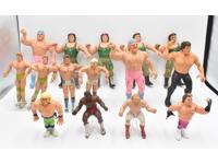 Lot of 7 8" ; 4 Bendables; 3 Misc. &amp; 2 Thumb Wrestlers Action Figures Vintage