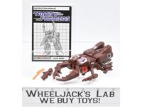 Chop Shop ~ 100% Complete 1985 Vintage G1 Transformers Action Figure W MANUAL