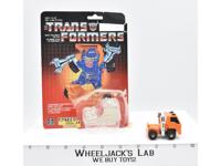 Huffer CARDBACK W/ BUBBLE COMPLETE Vintage Hasbro 1984 G1 Transformers