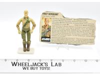 Duke: First Sergeant #1 V1 1983 GI Joe Hasbro Vintage Action Figure