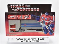 Optimus Prime CEJI BLUE FOOT EUROPEAN BOX MIB 1986 Vintage G1 Transformers