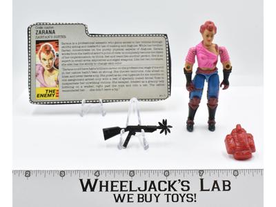 Zarana V1 100% Complete GI Joe 1986 Hasbro Action Figure Vintage