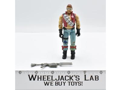 Monkeywrench Dreadnok 100% Complete 1986 GI Joe Vintage Hasbro Action Figure