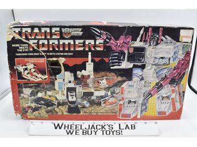 Metroplex NICE FIGURE W Box 100% Complete 1985 Vintage G1 Transformers