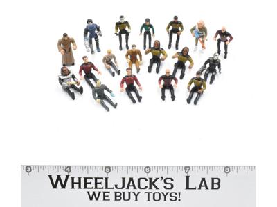 Star Trek Lot of 18 Mini Playset Figures Playmates Vintage.