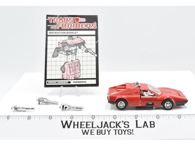 Overdrive ~ 100% Complete 1985 Vintage G1 Transformers Action Figure W MANUAL