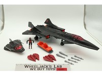 Cobra Night Raven S3P W/ Strato-Viper 100% Complete GI Joe 1986 Hasbro Vehicle