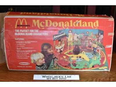 McDonaldland Set W Figures Ronald McDonald Remco Playset 1976