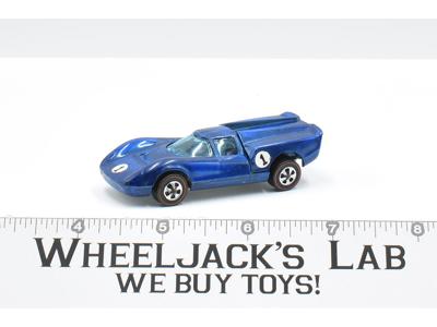 Lola GT70 Blue 1969 Redline Hot Wheels Mattel Vintage RL