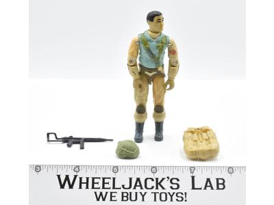 Airborne 100% Complete V1 GI Joe 1983 Hasbro Action Figure Vintage NO REPRO